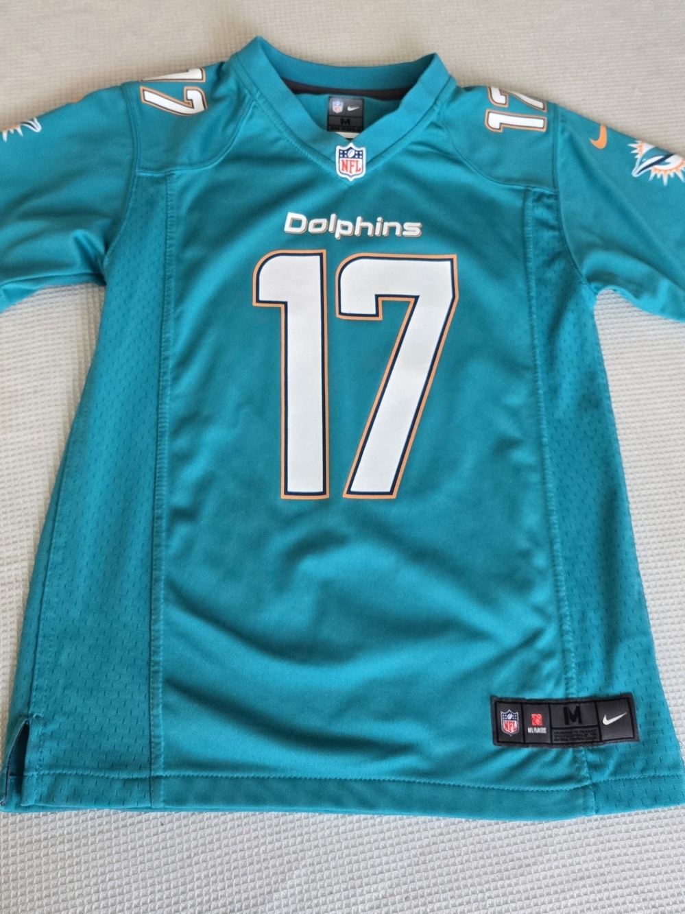 NFL Teal Kids Dolphins Jersey #17